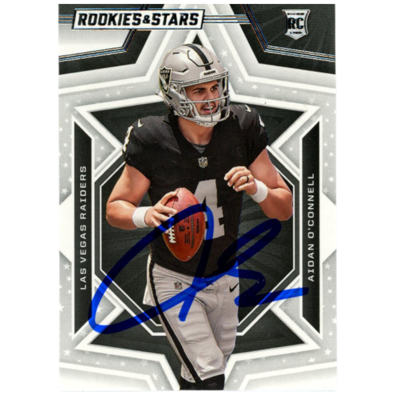 Aidan O'Connell Autographed 23 Rookies & Stars #101 Trading Card Beckett 53249