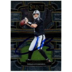 Aidan O'Connell Autographed/Signed 23 Select #58 Trading Card Beckett 53251