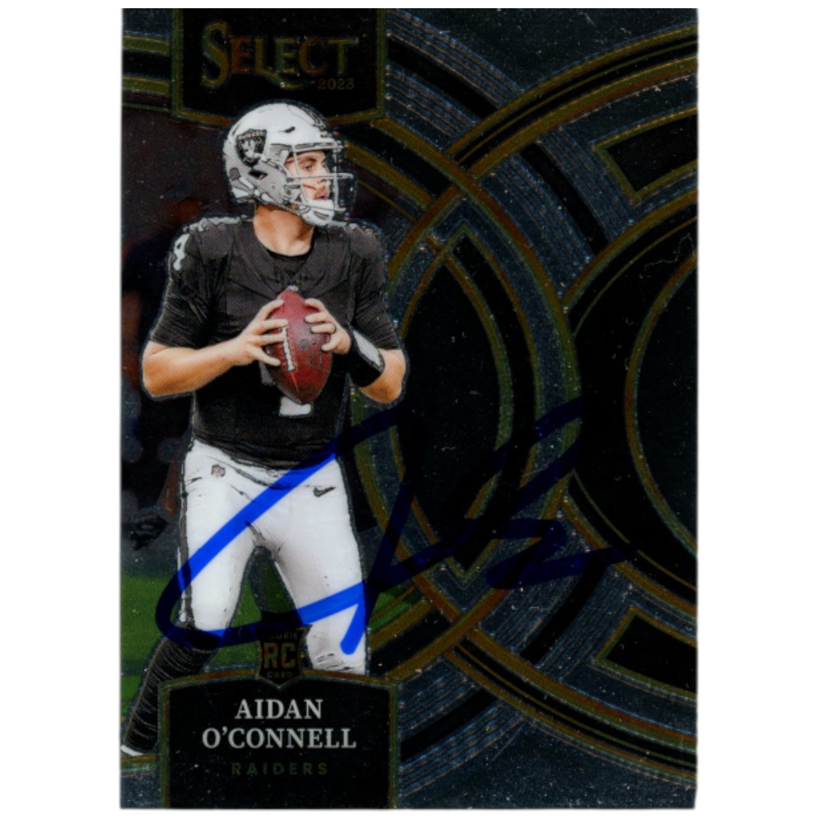 Aidan O'Connell Autographed/Signed 23 Select #163 Trading Card Beckett 53250