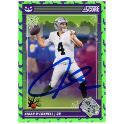 Aidan O'Connell Autographed/Signed 2024 Score #127 Trading Card Beckett 53247