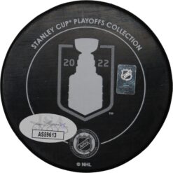 Logan O'Conner Signed Colorado Avalanche Hockey Puck JSA 46396