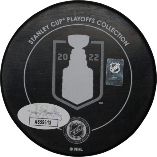 Logan O'Conner Signed Colorado Avalanche Hockey Puck JSA 46396