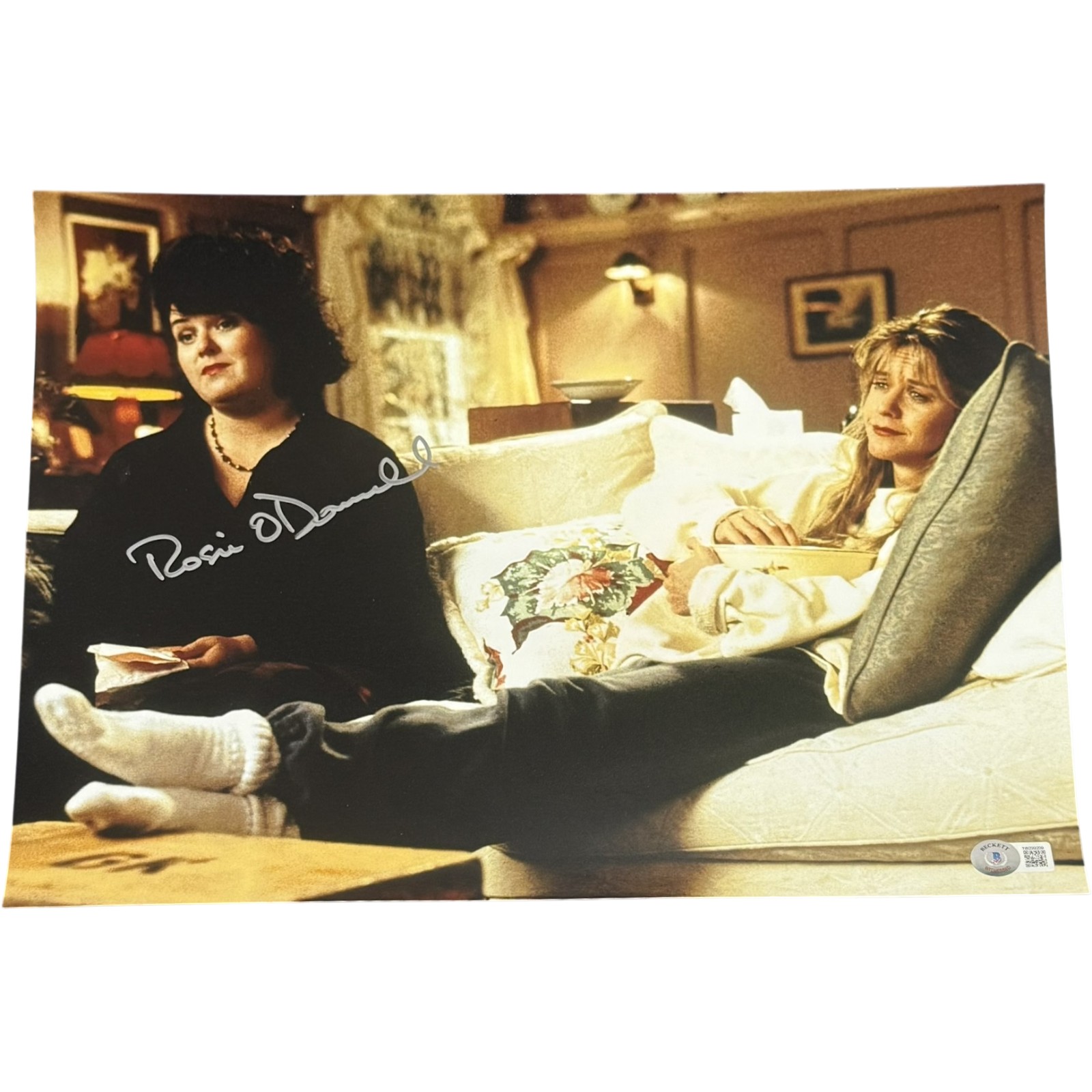 Rosie O'Donnell Autographed Sleepless in Seattle 11x14 Photo Beckett 54354