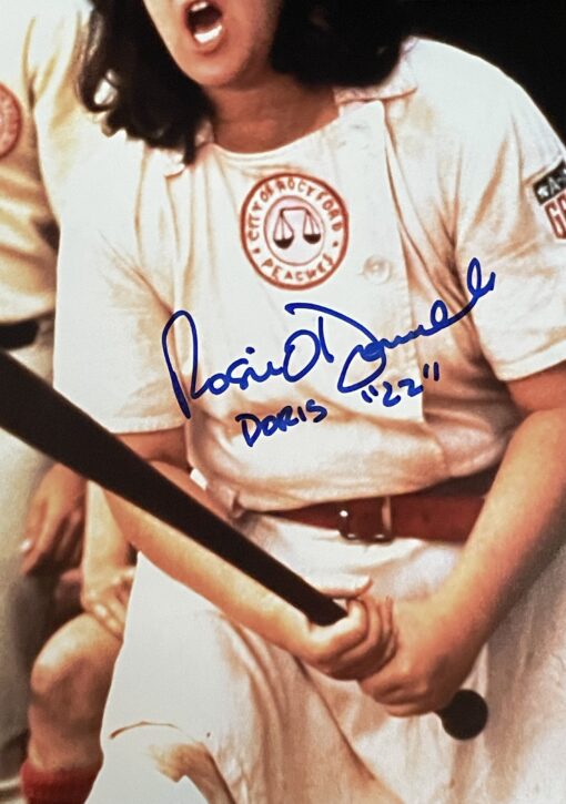 Rosie O'Donnell Autographed A League of Their Own Doris 11x14 Photo BAS 46950