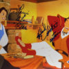 Paige O'Hara & Richard Signed Beauty & Beast 11x14 Photo Belle Gaston BAS 25884