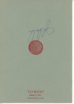 Archie Griffin Henson Roach +2 Signed Ohio State Buckeyes Pamphlet JSA 55079