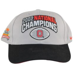 Ohio State Buckeyes 2002 National Champions Grey Nike Adjustable Hat 56040
