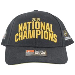 Ohio State Buckeyes 2014 National Champions Black Gold Nike Adjustable Hat 56041