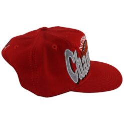 Ohio State Buckeyes Vintage National Champions Red Snapback Hat 56043