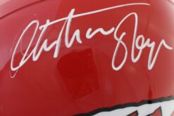 Christian Okoye Autographed Kansas City Chiefs F/S VSR4 Helmet Beckett 59356