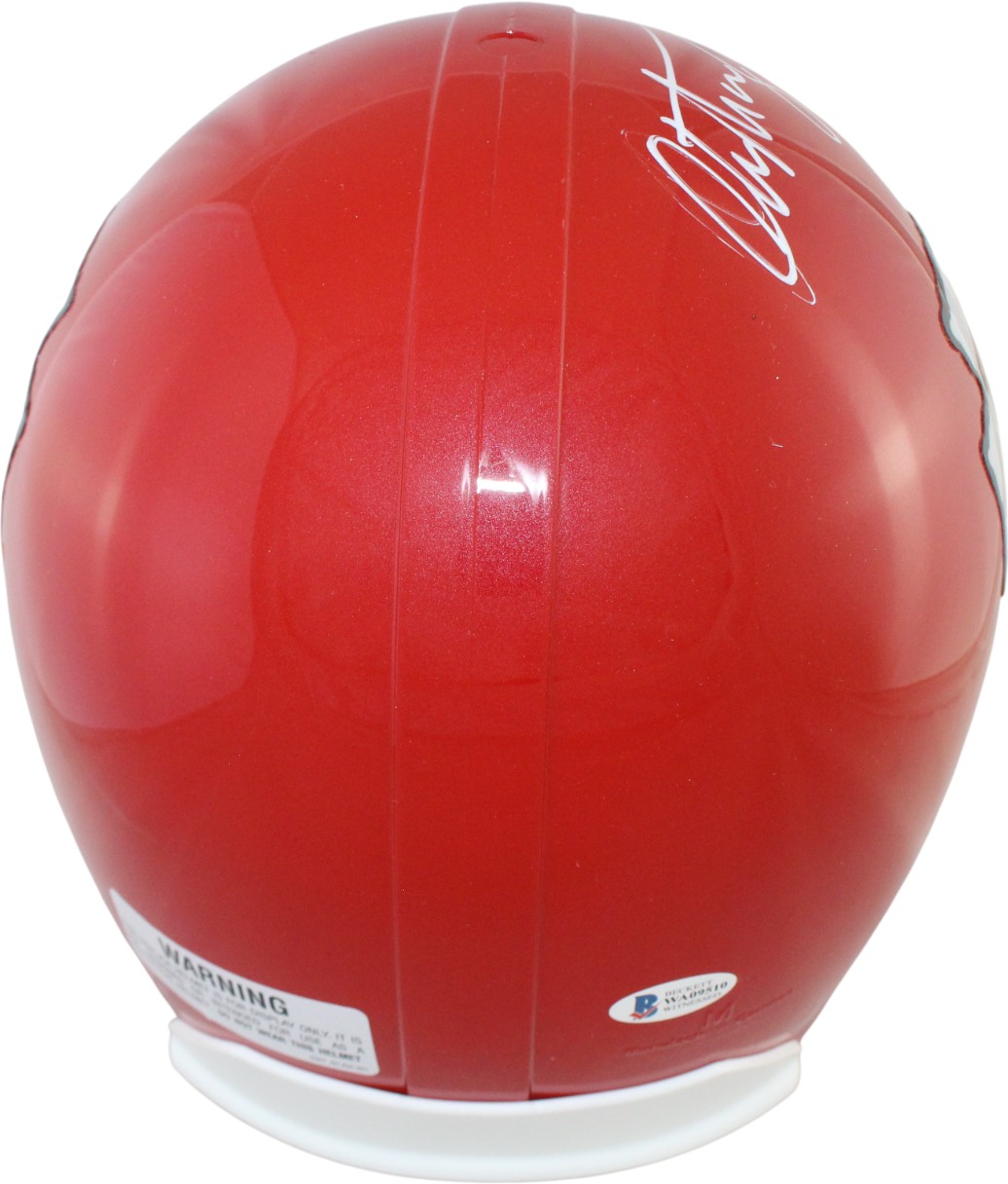 Christian Okoye Autographed Kansas City Chiefs F/S VSR4 Helmet Beckett 59356 3 Christian Okoye Autographed Kansas City Chiefs F/S VSR4 Helmet Beckett 59356