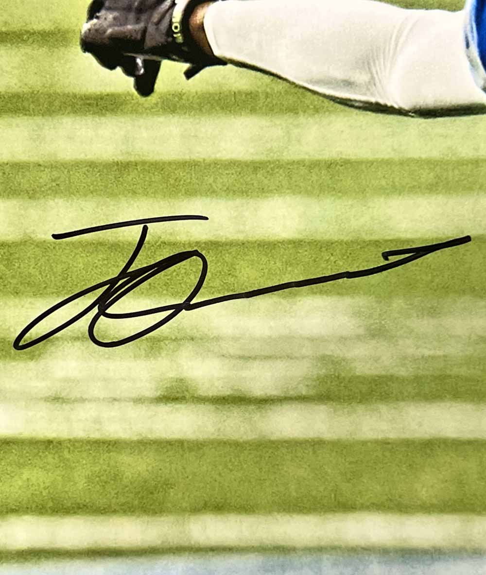 Jeff Okudah Autographed Detroit Lions 16x20 Photo Fanatics