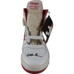 Hakeem Olajuwon Signed Houston Rockets Etonic Black Sz 9 L Shoe Beckett 49269