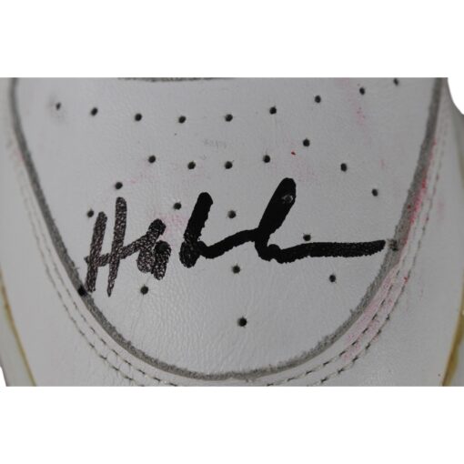Hakeem Olajuwon Signed Houston Rockets Etonic Black Sz 9 R Shoe Beckett 49290