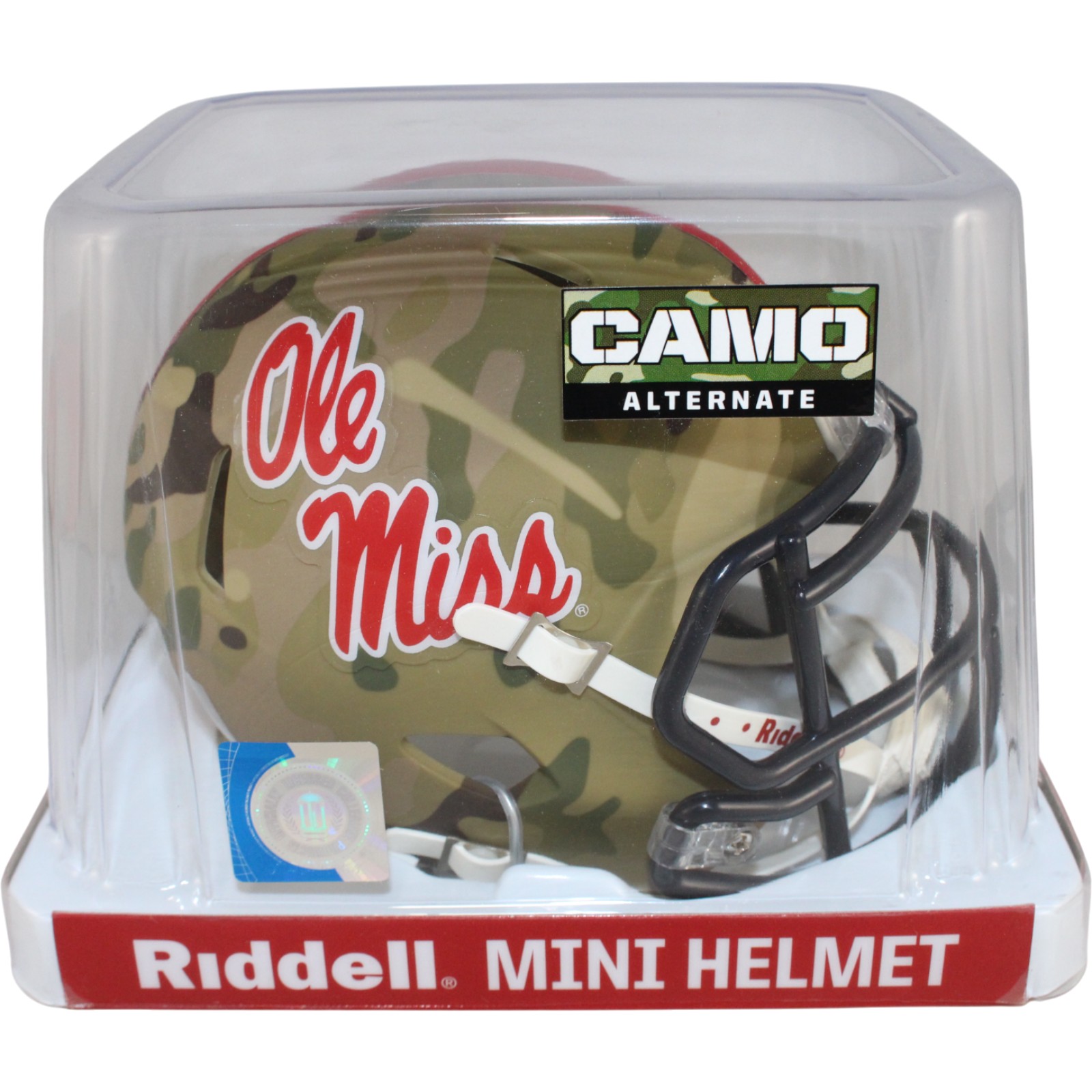 Ole Miss Rebels Riddell New In Box Rare Limited Edition Camo Mini Helmet 29656 2 Ole Miss Rebels Riddell New In Box Rare Limited Edition Camo Mini Helmet 29656