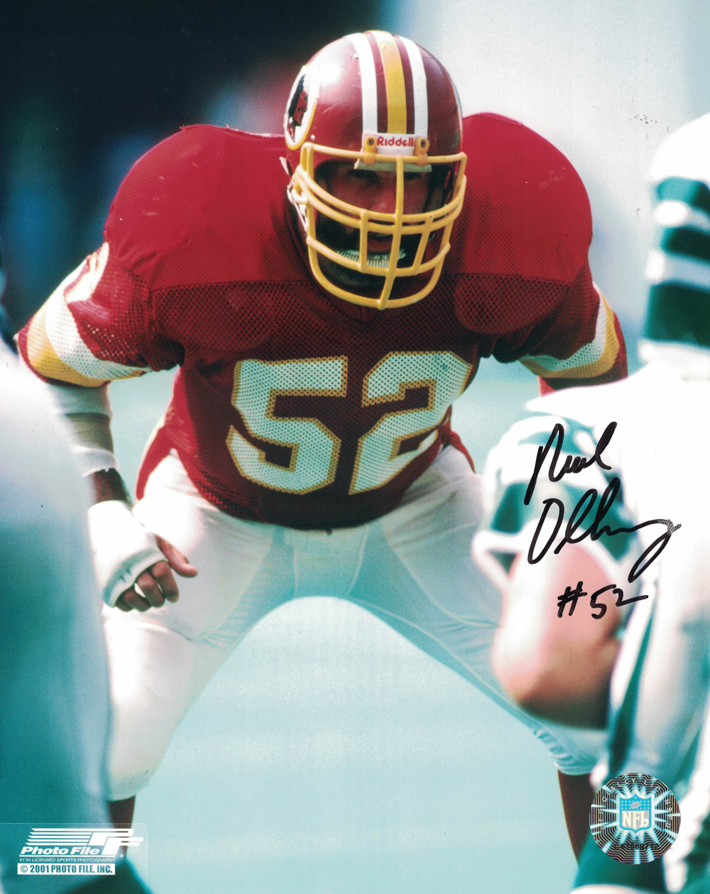 Neal Olkewicz Autographed Washington Redskins 8x10 Photo 70 Greatest 27904