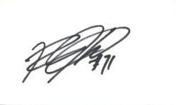 Eric Olsen Autographed Denver Broncos Index Card Beckett 45367