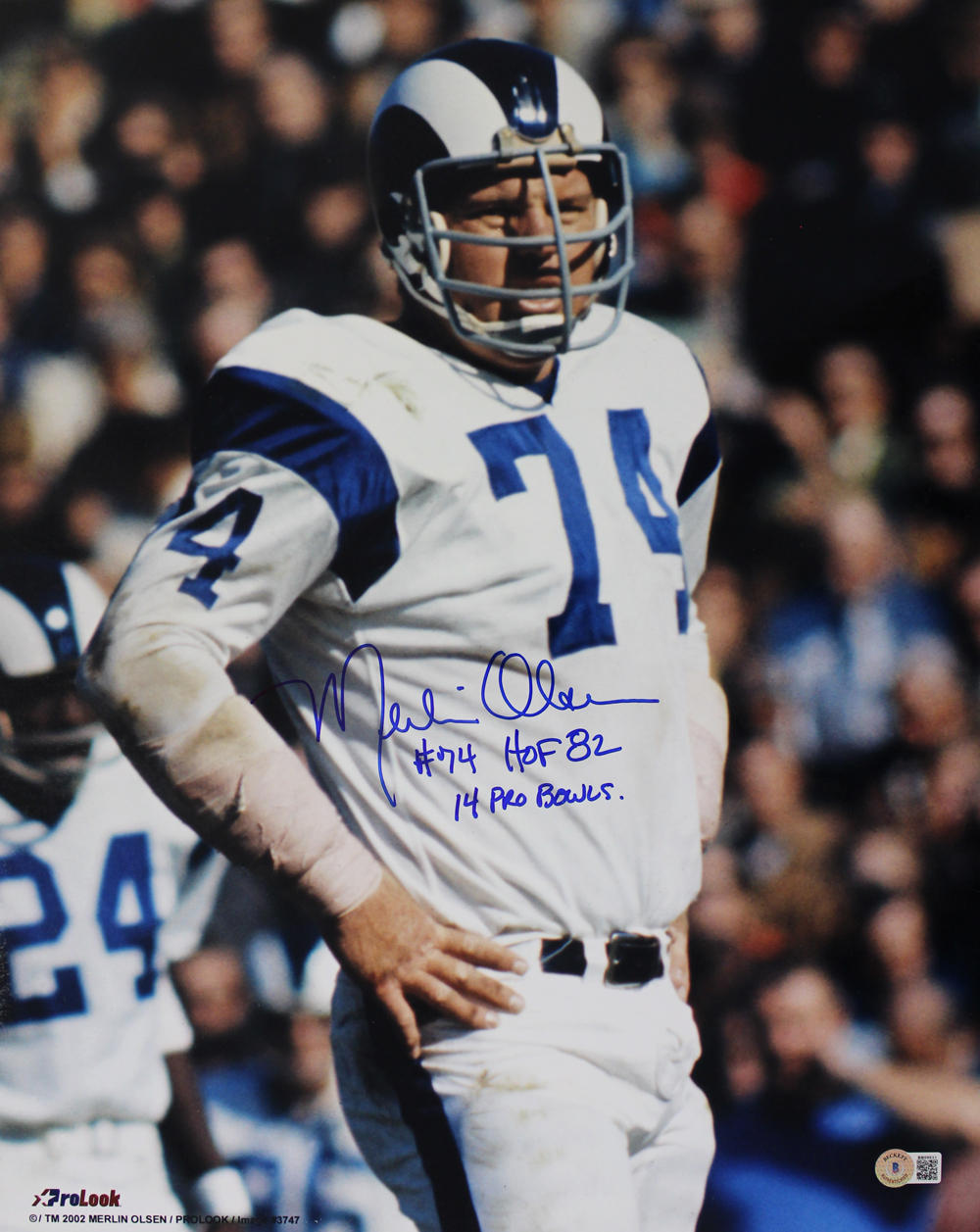 Merlin olsen rams clearance jersey