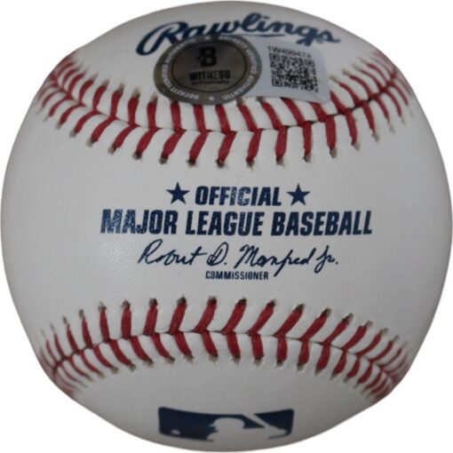 Gregg Olson Autographed Baltimore Orioles OML Baseball AL ROY Beckett 48018