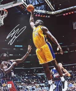 Shaq O'Neal Autographed/Signed Los Angeles Lakers 16x20 Photo BAS