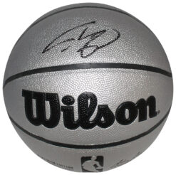 Shaq O'neal Signed Los Angeles Lakers Silver Basketball Beckett 