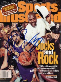 Shaquille O'Neal Ice Cube Signed Los Angeles Lakers Sports Illustrated JSA 56569