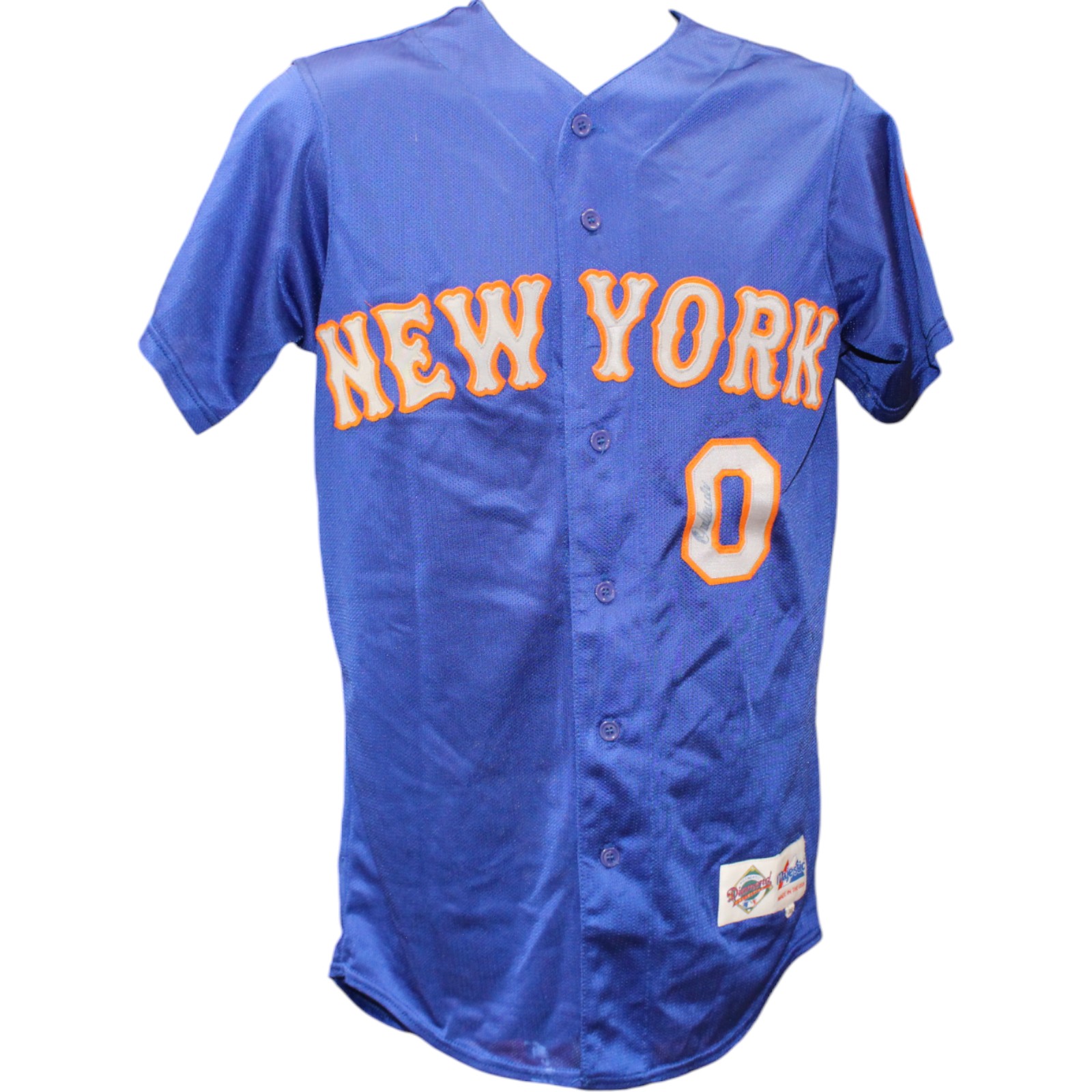 Rey Ordonez Autographed/Signed New York Mets sz 38 Majestic Jersey Beckett 51548 7 Rey Ordonez Autographed/Signed New York Mets sz 38 Majestic Jersey Beckett 51548
