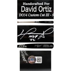 David Ortiz Autographed Boston Red Sox Marucci Game Model Bat HOF Beckett 50159