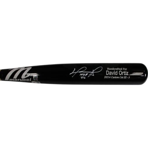 David Ortiz Autographed Boston Red Sox Marucci Game Model Bat HOF Beckett 50159