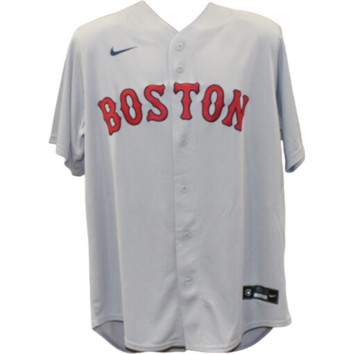 David Ortiz Signed Boston Red Sox Nike Gray Replica sz L Jersey Beckett 51168