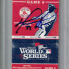 David Ortiz Signed Boston Red Sox 2013 World Series Game 6 Ticket PSA Slab 24445