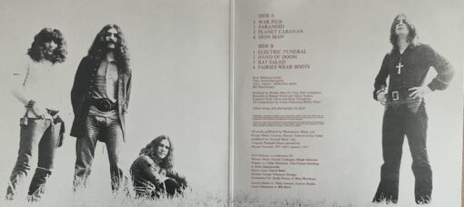 Ozzy Osbourne Autographed/Signed Black Sabbath Paranoid Vinyl James Spence 49026