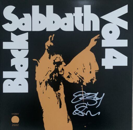 Ozzy Osbourne Autographed Black Sabbath Vinyl Volume 4 Album James Spence 49023