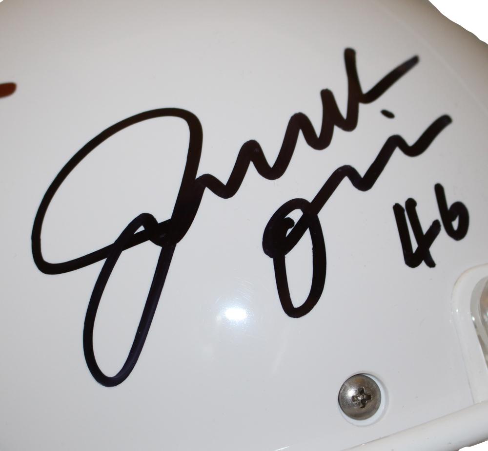 Joseph Ossai Autographed Texas Longhorns F/S Schutt Helmet Beckett