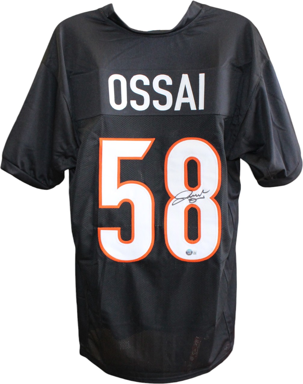 Joseph Assai Autographed/Signed Pro Style Size XL Black Jersey Beckett 59450