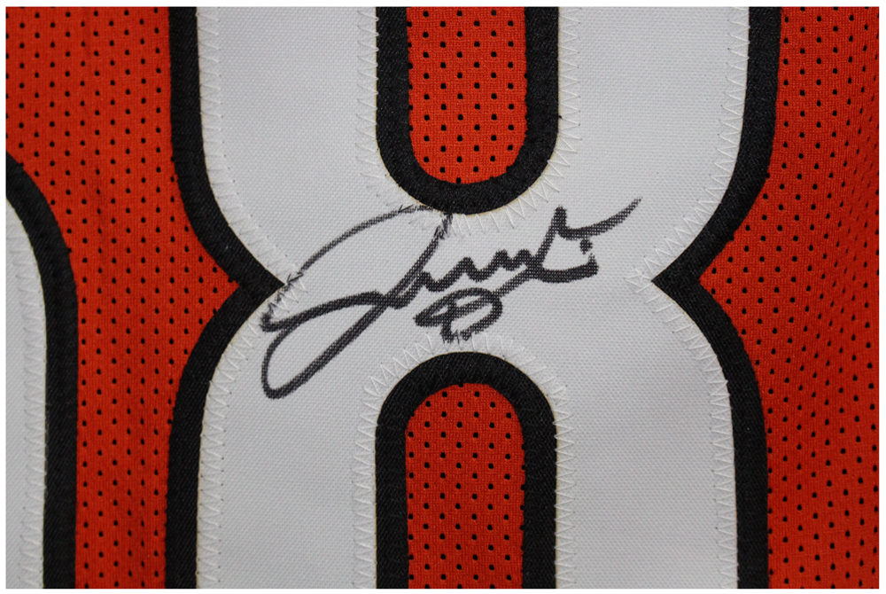 Joseph Ossai Autographed/Signed Pro Style Orange XL Jersey Beckett BAS