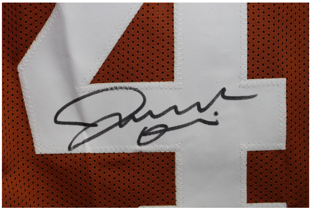 Joseph Ossai Autographed/Signed College Style Orange XL Jersey BAS