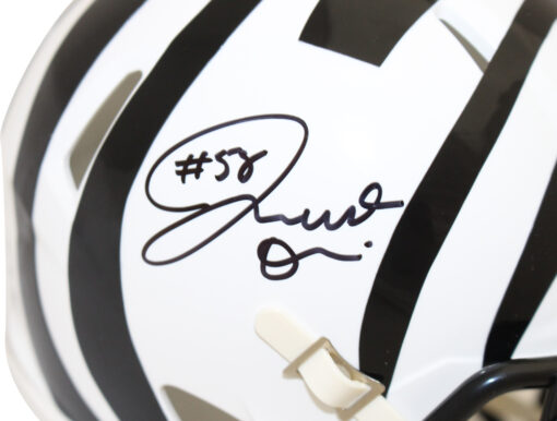 Joseph Ossai Signed Cincinnati Bengals 2022 Alternative Mini Helmet Beckett