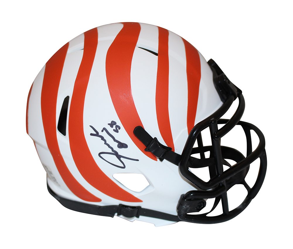 Joseph Ossai Autographed Cincinnati Bengals Lunar Mini Helmet Beckett