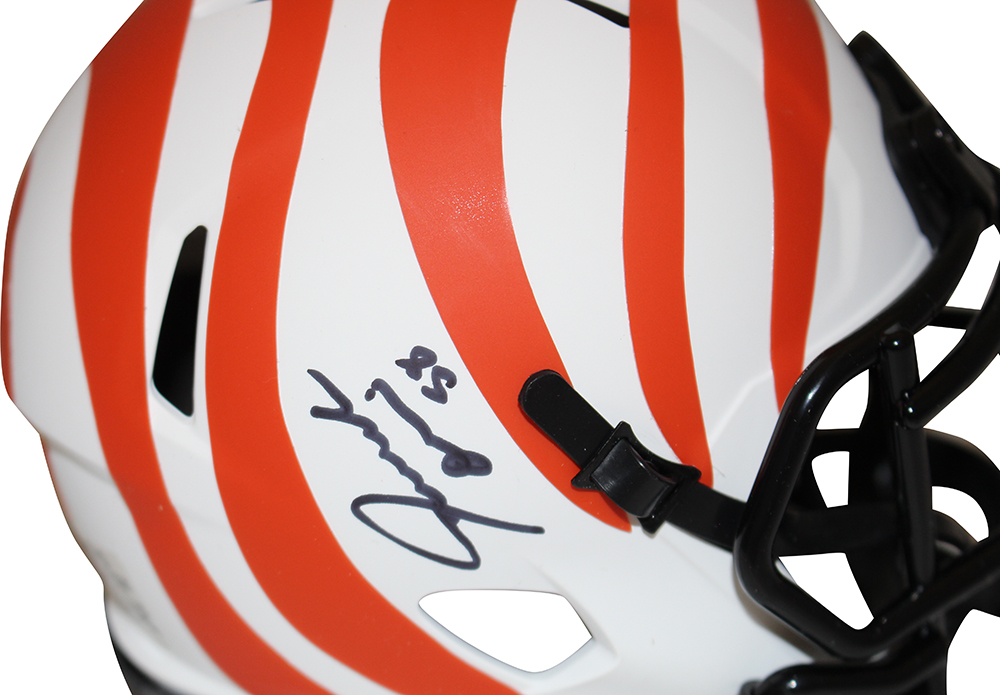 Joseph Ossai Autographed Cincinnati Bengals Lunar Mini Helmet Beckett