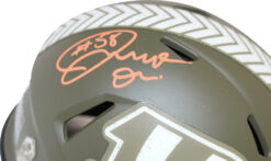 Joseph Ossai Autographed Cincinnati Bengals Salute Mini Helmet Beckett