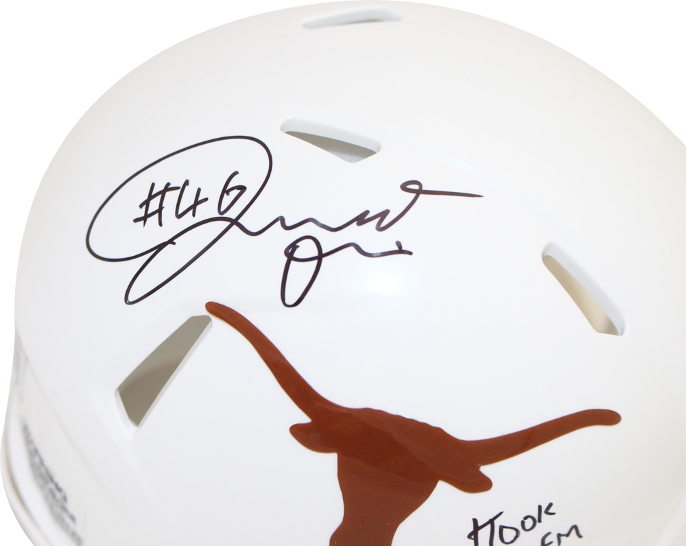 Joseph Ossai Signed Texas Longhorns Speed Mini Helmet Hook Em Beckett