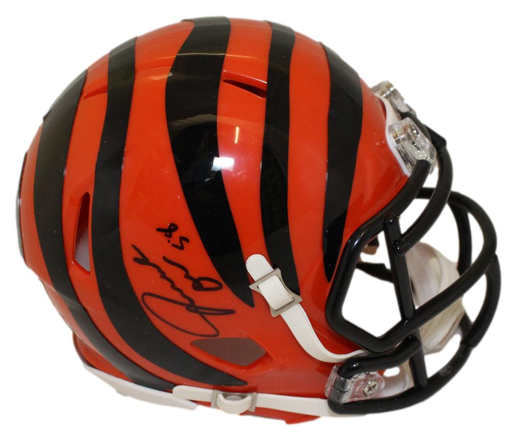 Joseph Ossai Signed Cincinnati Bengals Speed Mini Helmet Beckett BAS