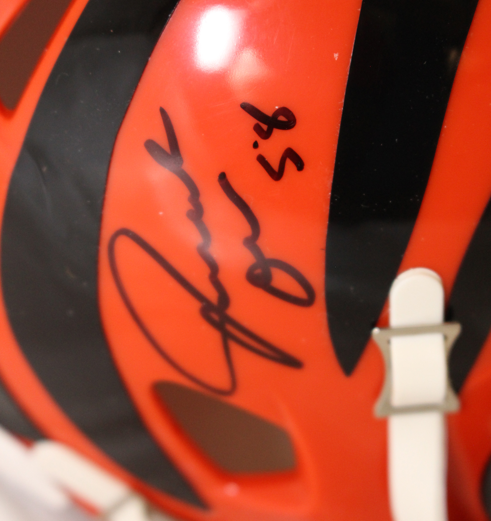 Joseph Ossai Signed Cincinnati Bengals Speed Mini Helmet Beckett BAS