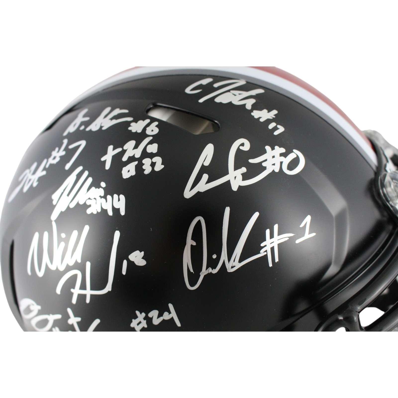 2024 Ohio State Buckeyes Team Signed Pro Helmet Natl Champs 19 Sig Beckett 50048