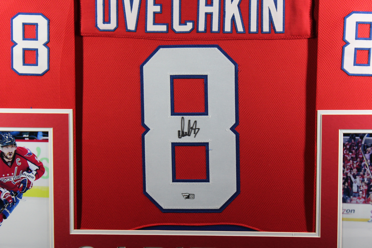 Washington Capitals Alexander Ovechkin - 12'' x 16'' Jersey Framed Photo