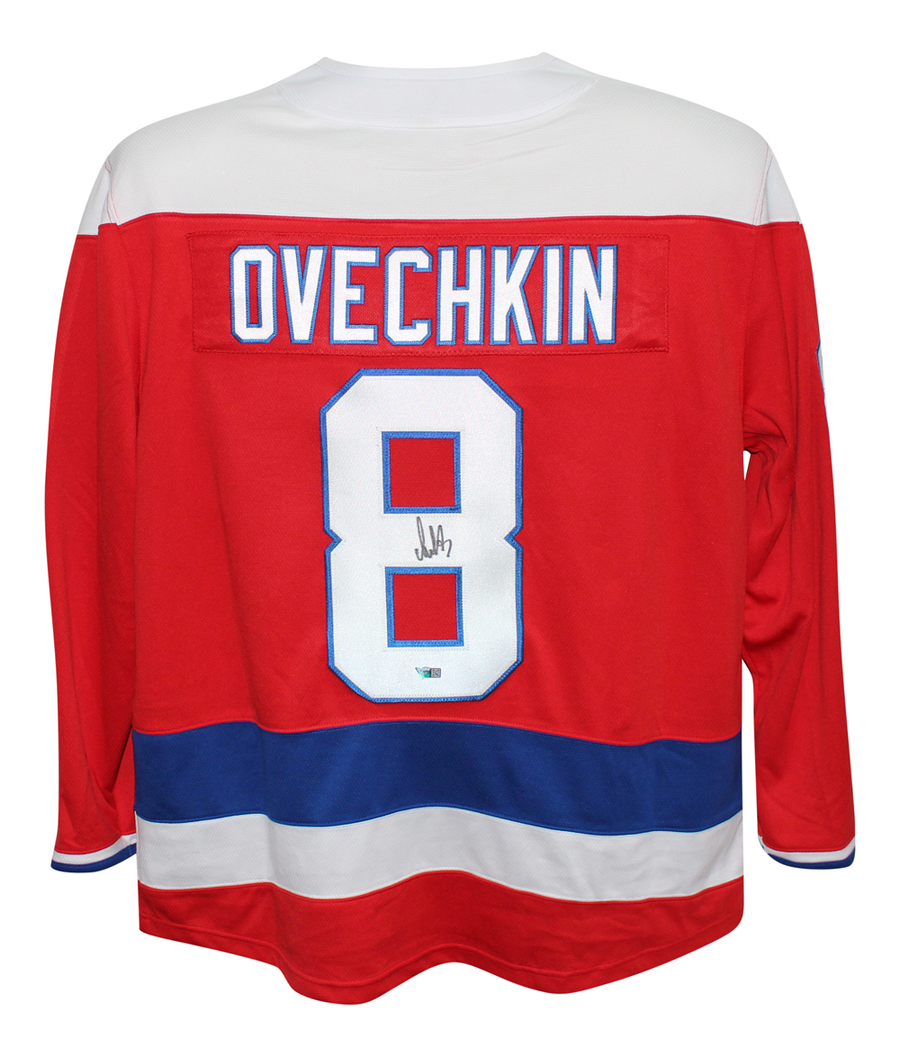 Alexander Ovechkin Signed Washington Capitals Red Breakaway Jersey FAN