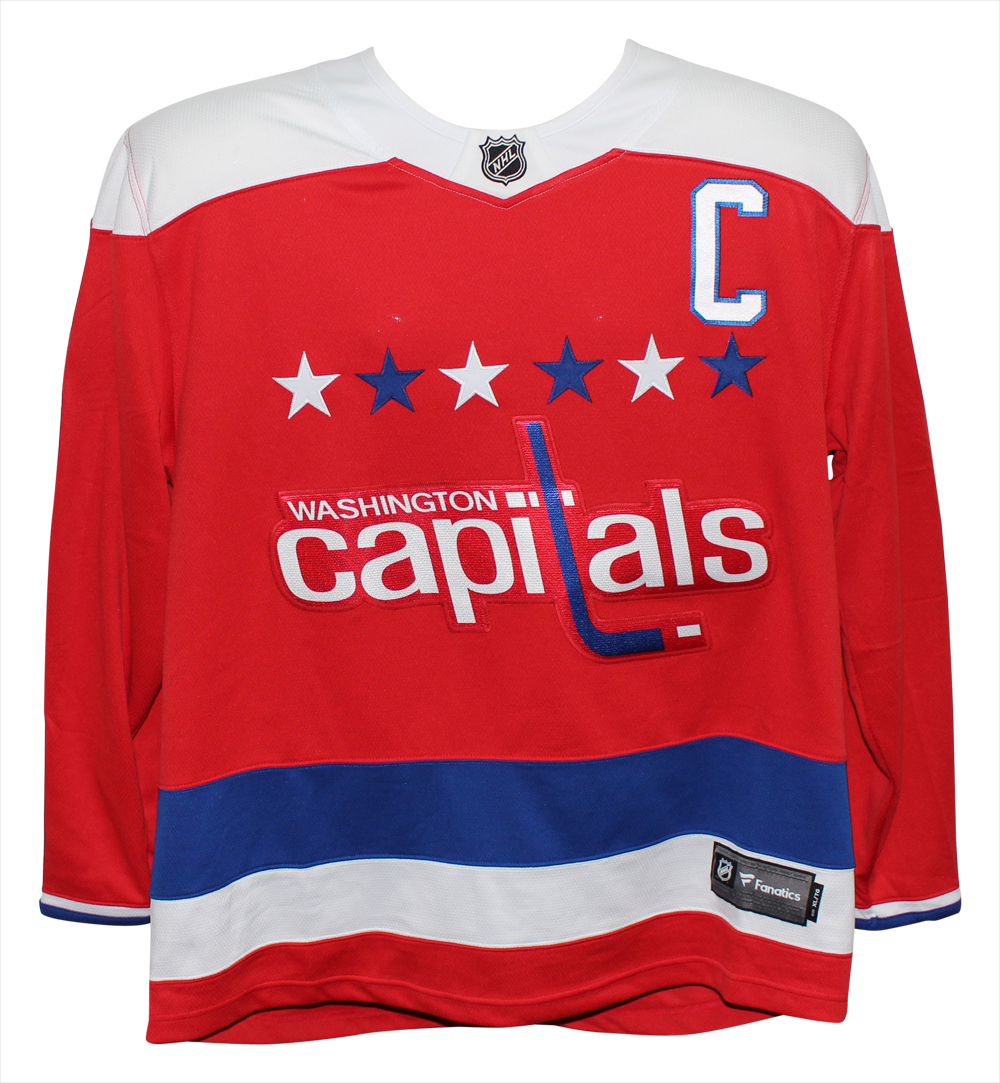 Capitals Alex Ovechkin Signed Red Alternate Fanatics Breakaway Jersey  Fanatics