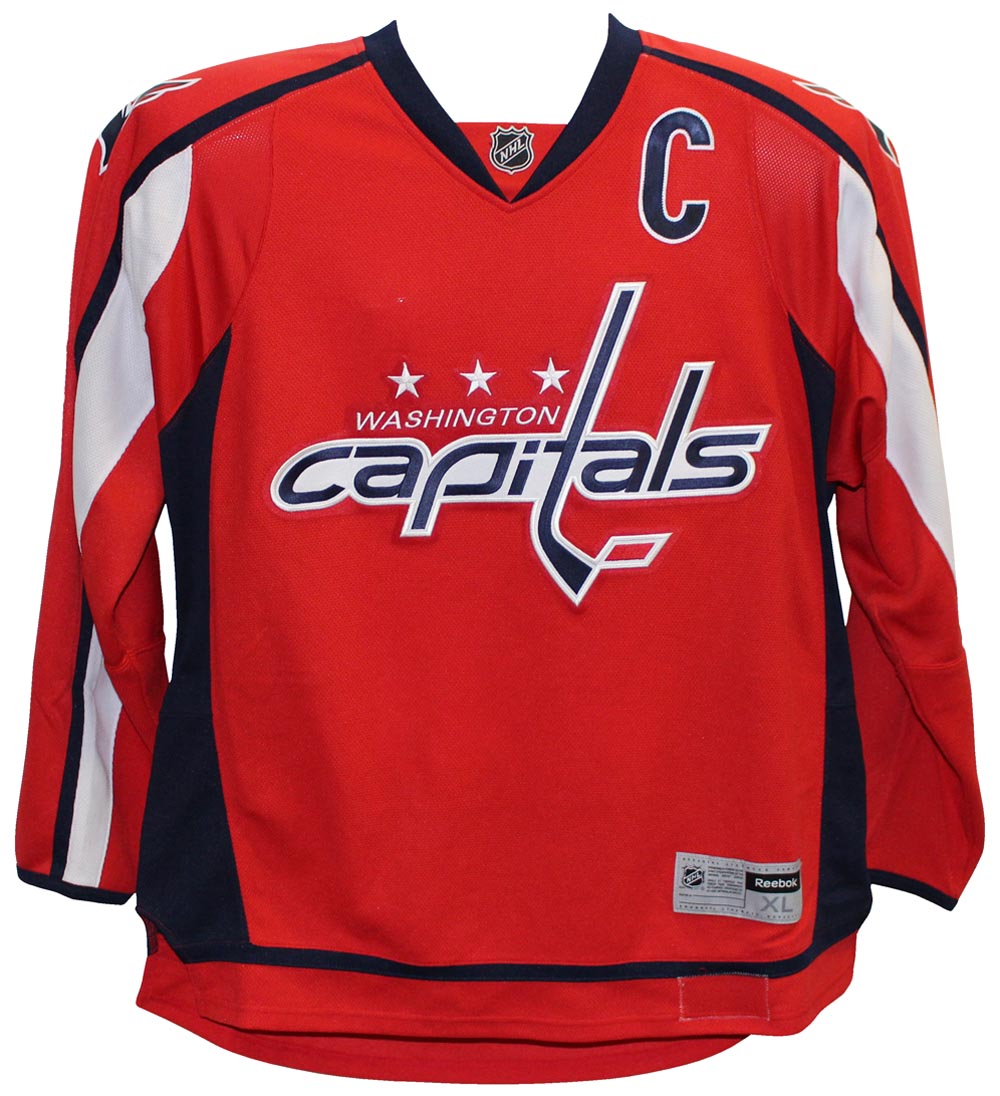 Alexander Ovechkin Signed Washington Capitals Fanatics XL Red Jersey FAN