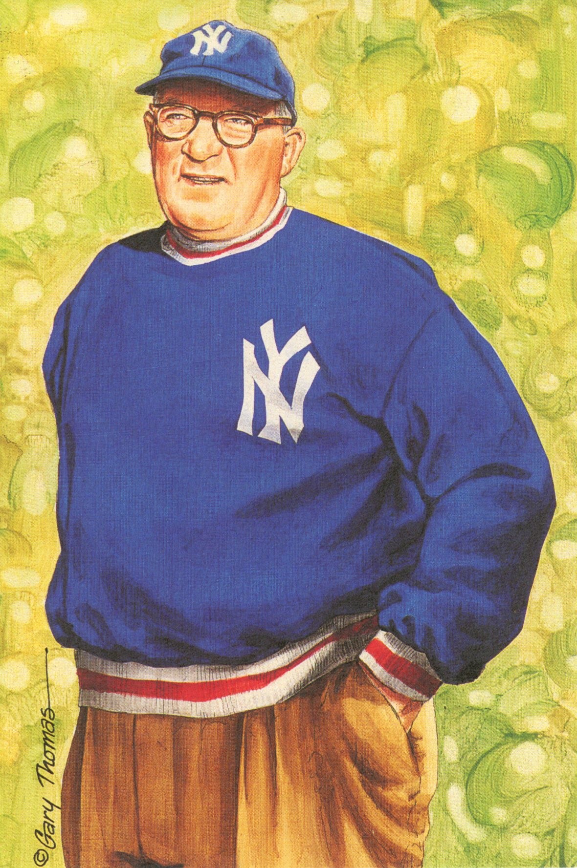 Steve Owen New York Giants Goal Line Art Card Series 4 No. 112 LE /5000 58131